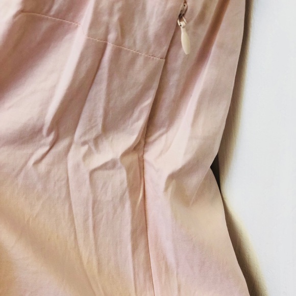 J crew sleeveless cotton tank blushpink coral trim - Picture 7 of 8